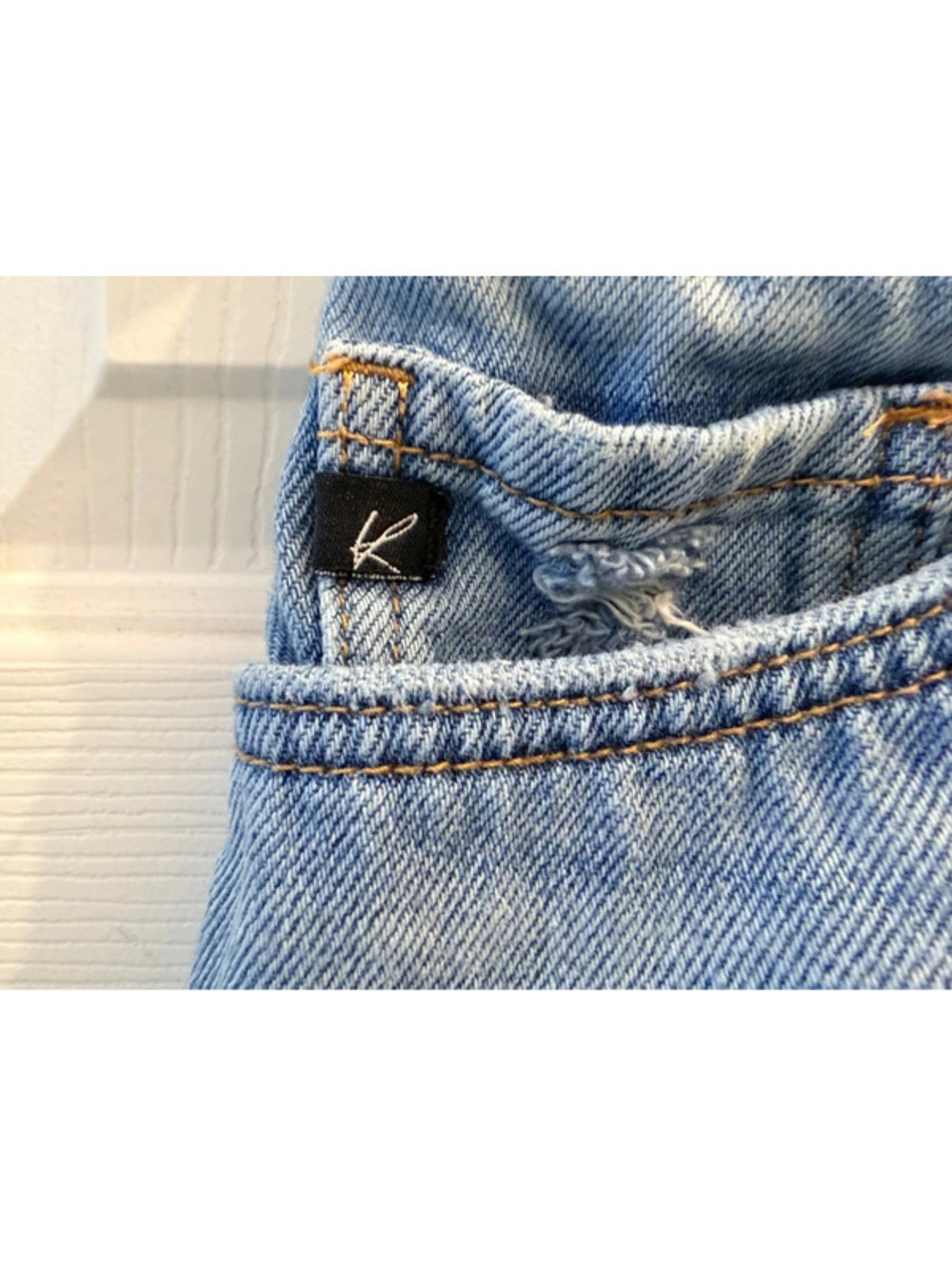 KanCan shorts Jean size 13/30 buttons cut off - Picture 2 of 7